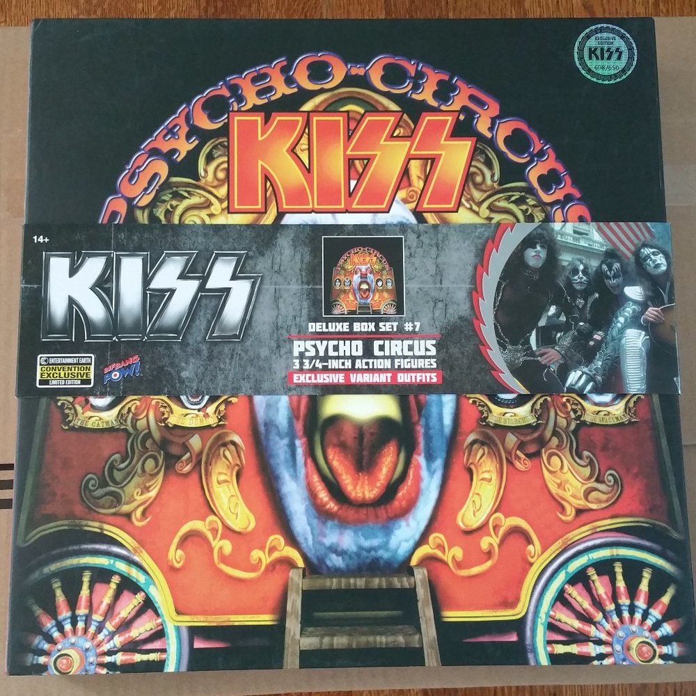 KISS Psycho Circus 3 3/4-Inch Action Figure Deluxe Box Set Convention Exclusive